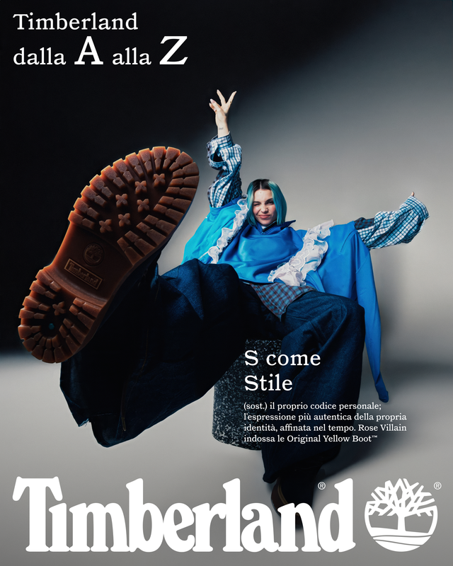 Rose Villain x Timberland, S come Stile Rose Villain nella campagna Timberland dalla A alla Z dedicata alla S di Stile