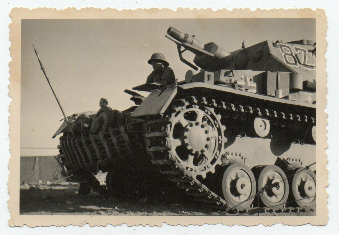 Foto Militär Wehrmacht Afrika Feldzug 1941 Panzer Soldaten