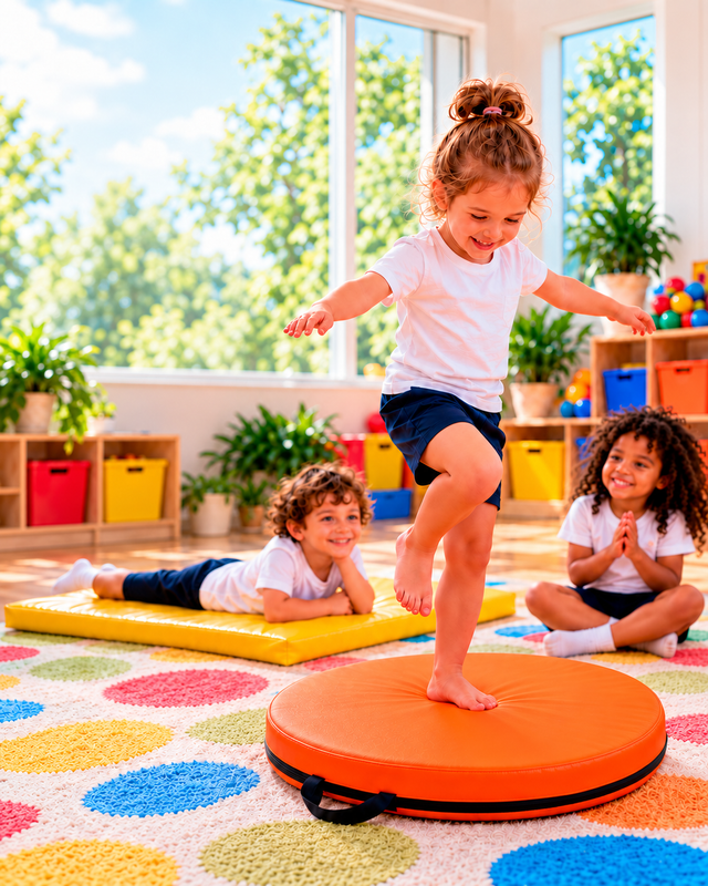 Espaço de lazer e recreação preparado para atividades infantis ao ar livre