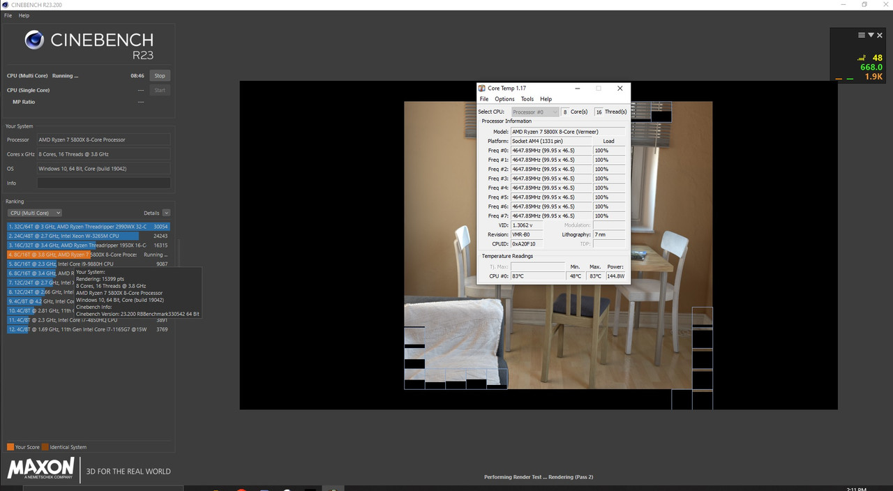 with curve optimiser MULTI CORE