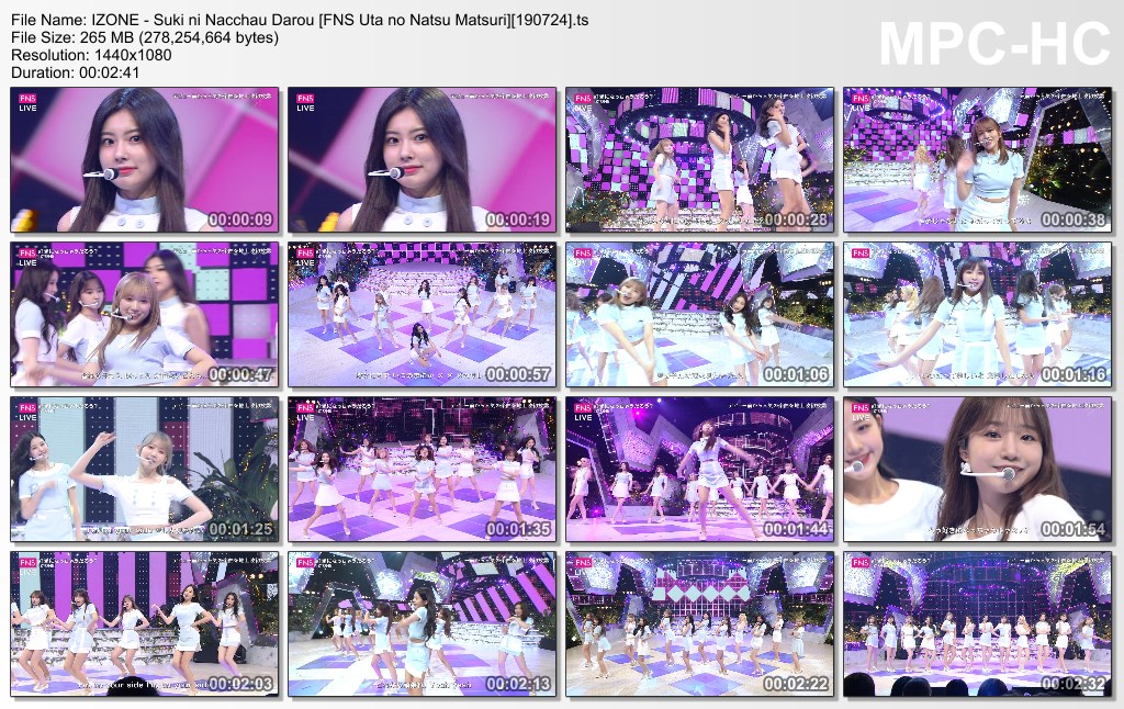 IZONE - Suki ni Nacchau Darou [FNS Uta no Natsu Matsuri][190724]