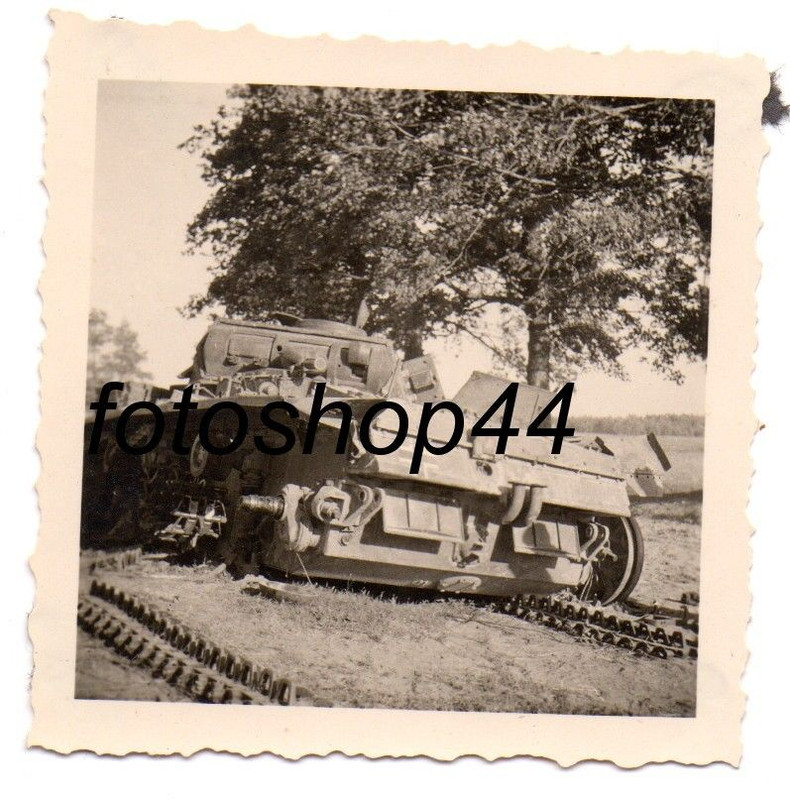 WH zerstörter Panzer Russland