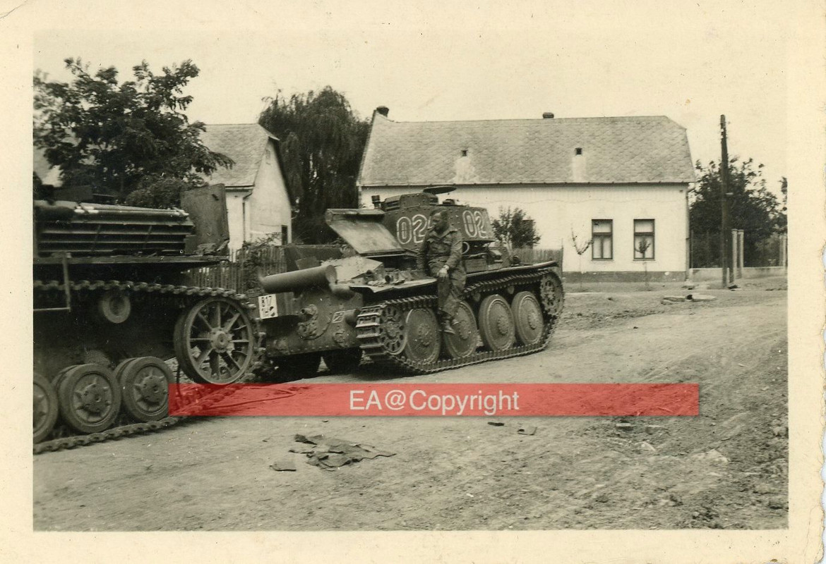 Beute PzKPfw 38 (t) Ungarn Ungarische Einheit Pa