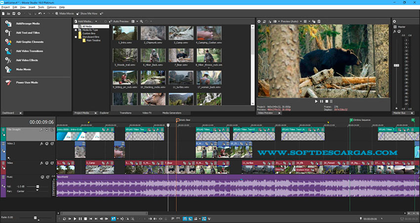 Novedades de MAGIX VEGAS Movie Studio Platinum 17 Novedades de MAGIX VEGAS Movie Studio Platinum 17
