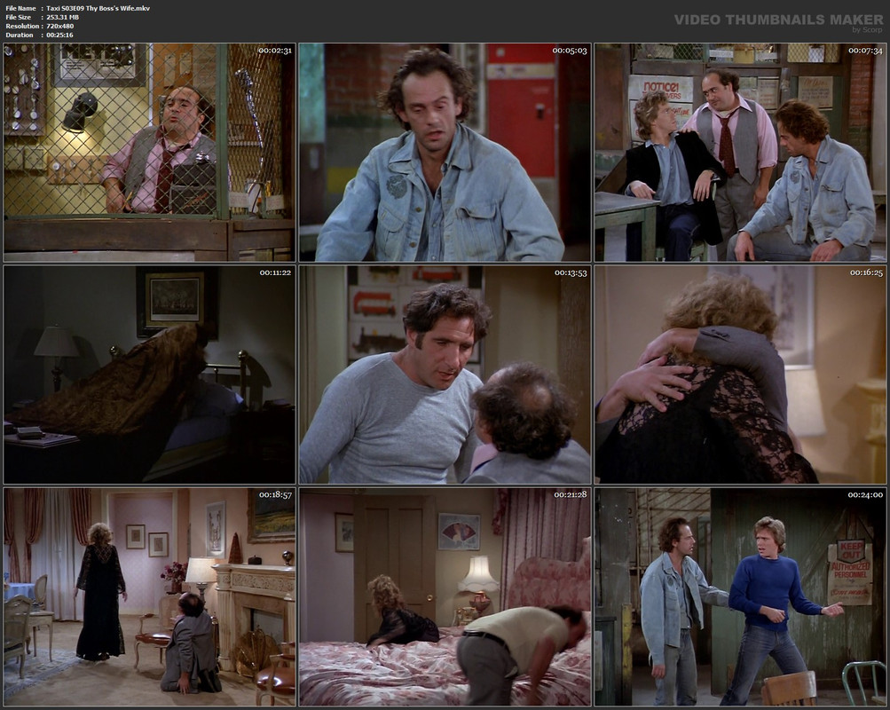 Taxi S03E09 Thy Boss's Wife.mkv