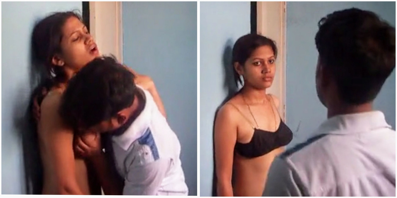Desi couple romance kissing