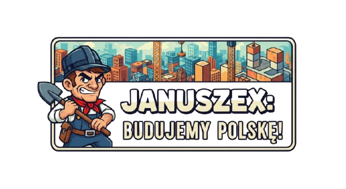 Logo gry Januszex: Budujemy Polskę!