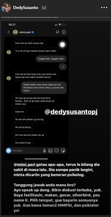 Dm Mimi Peri ke Revina VT