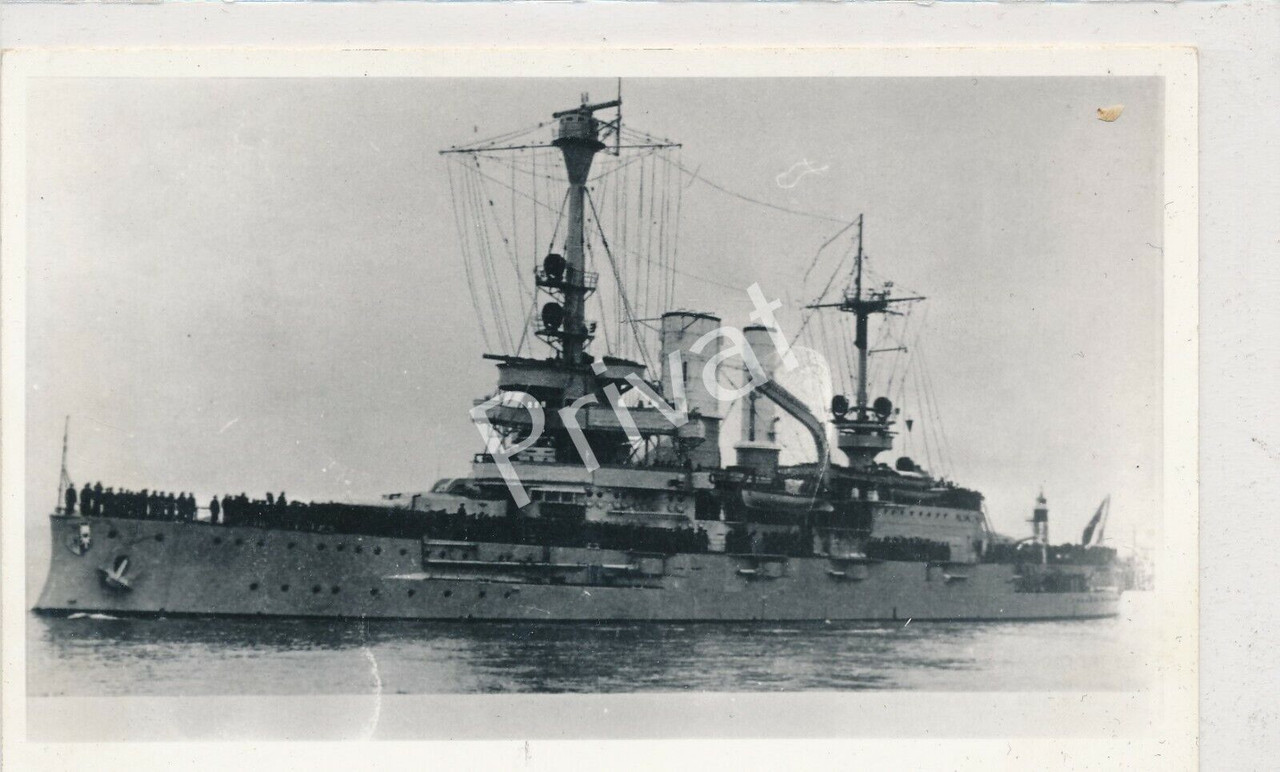 Foto PK Marine Kriegsschiff SMS Schleswig-Holstein mit Marine Soldaten K1.67
