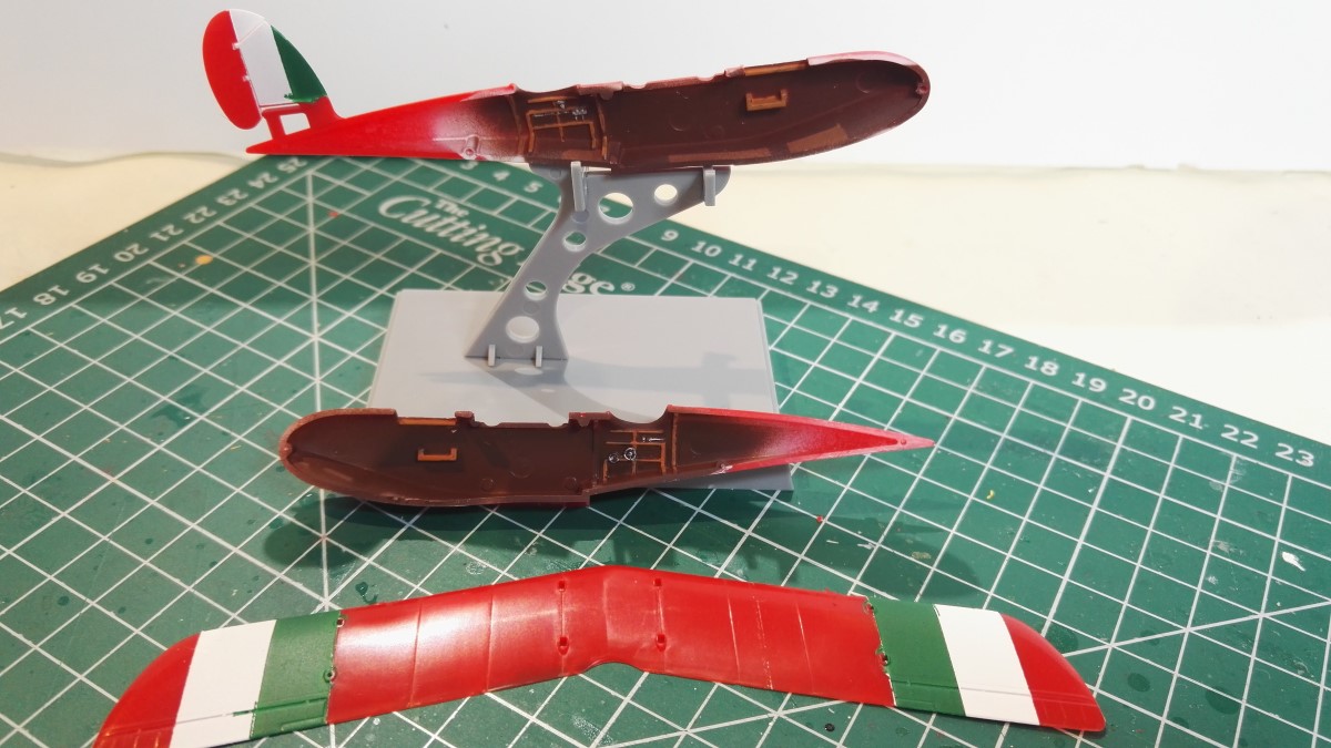 Fine Molds 'Porco Rosso' Savoia S.21F 1/72 - Work in