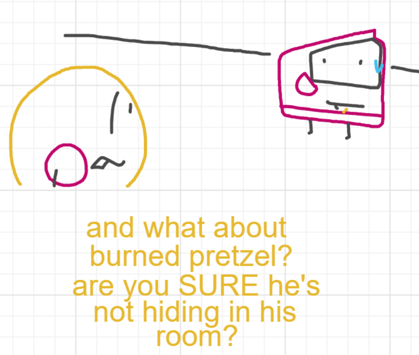 A panel from A Murder On The, episode six of the Board Boards object show by Furretwalk/WalkingFurret.