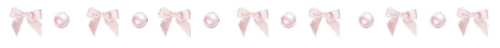 ribbon and pearl divider