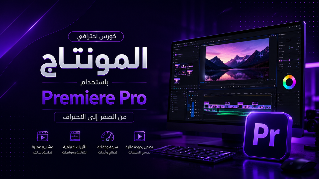 كورس المونتاج Premiere Pro