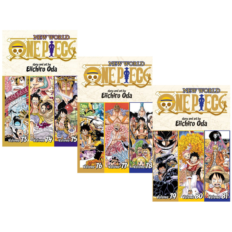 One Piece English Manga Series By Eiichiro Oda Books 73 81 In 3 Omnibus Editions
