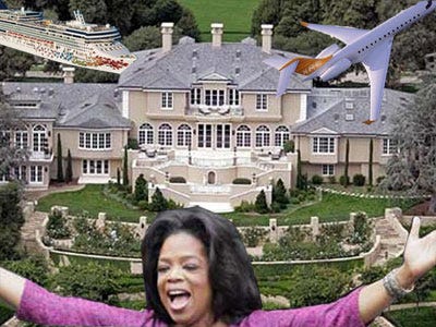 Photo: la maison de Oprah Winfrey en Montecito, California, U.S.
