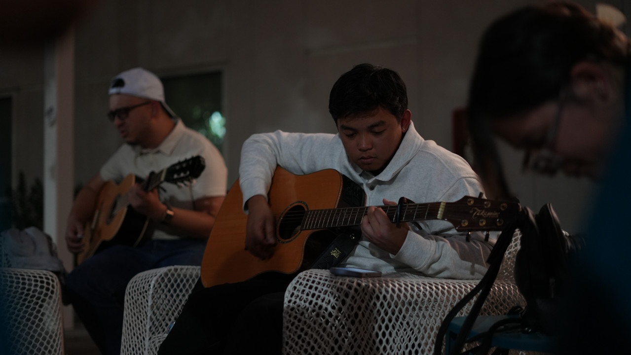 Students enjoying time together