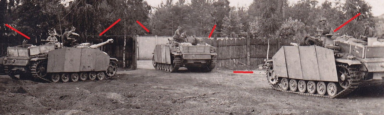 Sturmgeschütz STUG III Langrohr Seitenschürzen Z