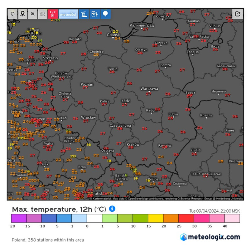 09апреля(Польша)Жара