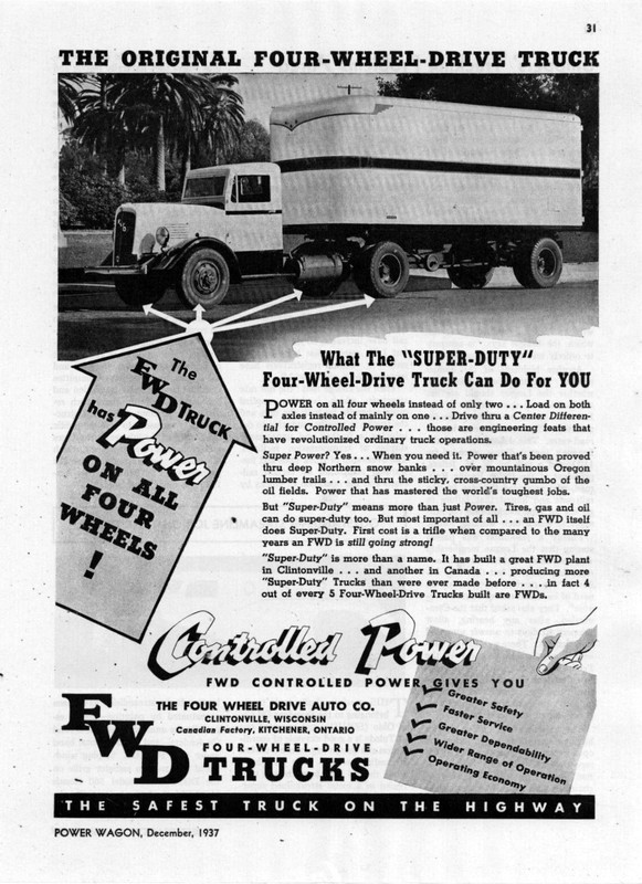 FWD_'37 Super-Duty Power Wagon Dec '37