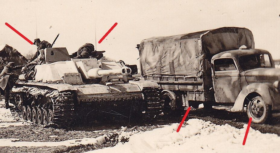 Sturmgeschütz STUG III Langohr Winter-Tarn camo 