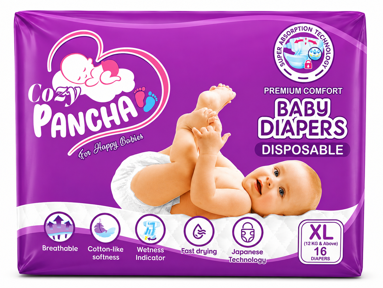 Pancha Baby (XL) 16Pcs