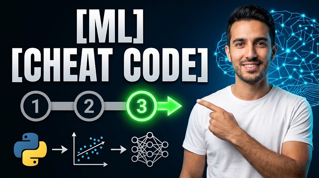 AI-generated example result for the youtube-thumbnail prompt: Coding & Programming YouTube Thumbnail AI Prompt #195 – Reference Photo / Face Swap