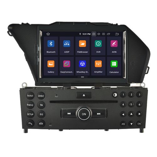 Autoradio Multimedia Rover One Android 10 4Go RAM 64Go ROM GPS Car Play pour Mercedes Benz GLK X204 