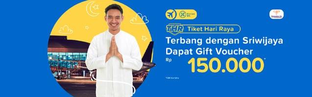 Voucher diskon Rp 150 ribu dari Tiket.com