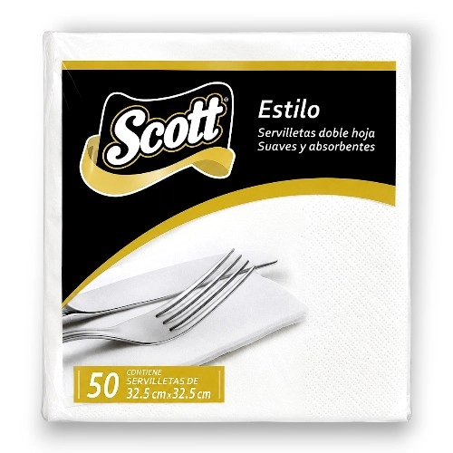 Scott Servilleta Estilo Cuadrada 50/1