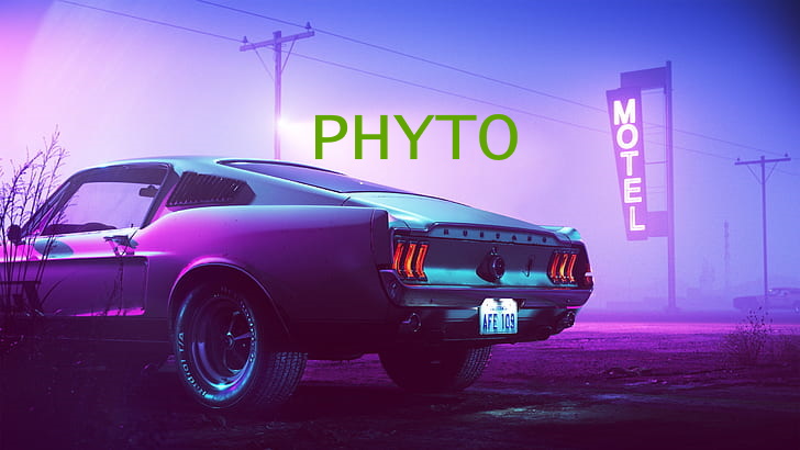1969-ford-mustang-neon-motel-wallpaper-preview