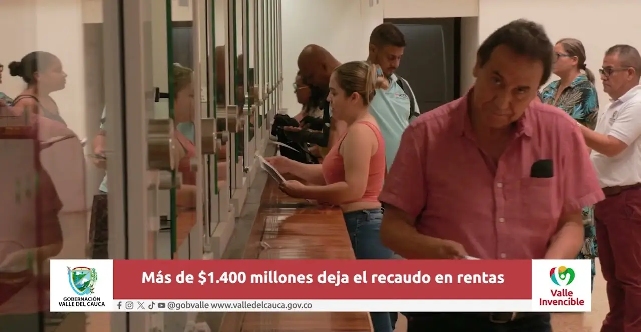 Más de $1.400 millones dejó el recaudo de las rentas del Valle