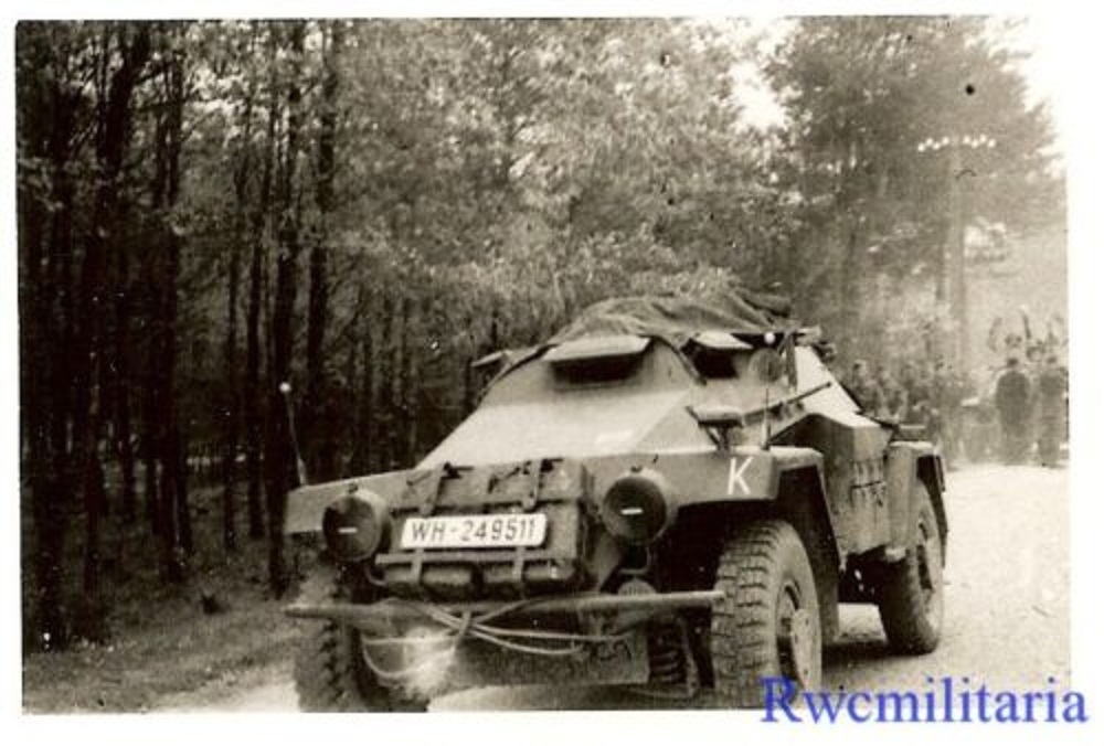 German SdKfz.221 Armored Car (WH-249511) on Road