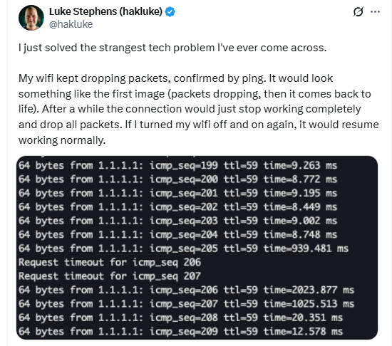 WiFi-Packet-Loss