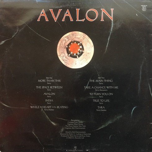 Roxy Music - Avalon (1982) [Vinyl Rip 1/5.64] DSD | DSF + MP3