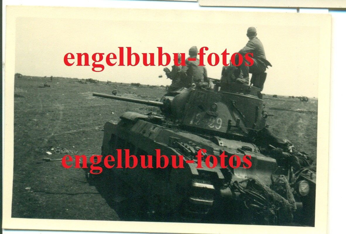 FOTO - BEUTE-PANZER - Englischer MK II - Geb.Jäg.Bat.54 - CHARKO