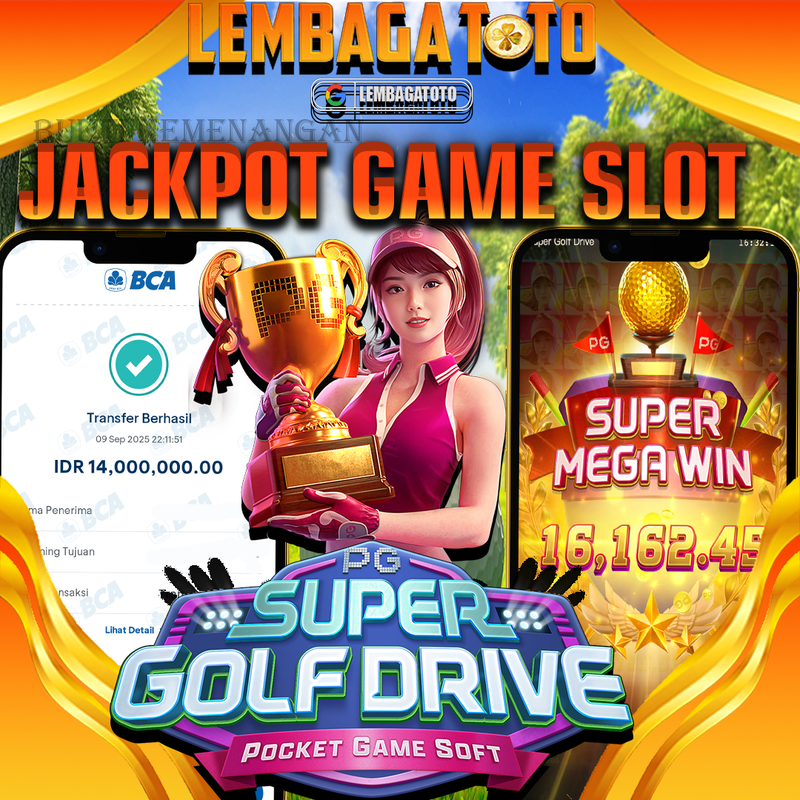 BUKTI JACKPOT 10 SEPTEMBER LEMBAGATOTO SUPER GOLF DRIVE  Rp.14.000.000,- LUNAS