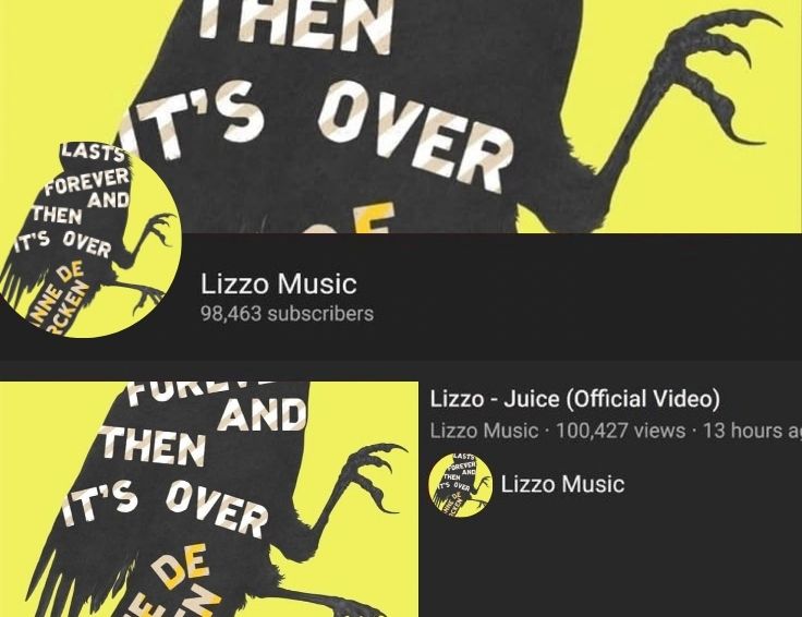 The cover of the book "It lasts forever and then it's over" repeats a crazy amount of times