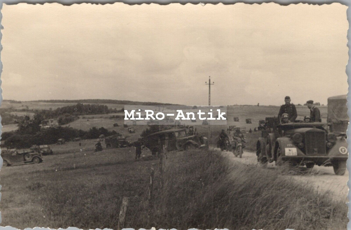 Foto, PzJg Abtlg. 27., Vormarsch auf Réveillon Frankreich, 1940