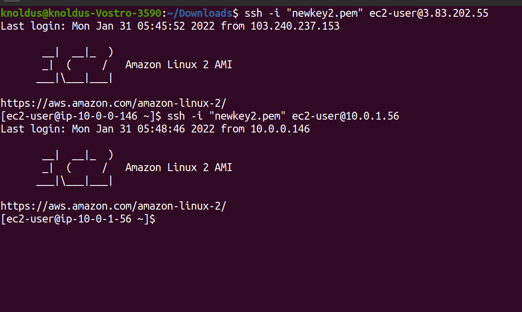 EC2 public and private acess