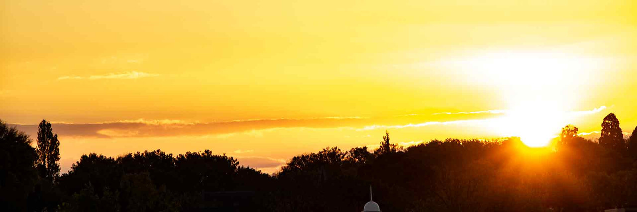 Sunset over Orange