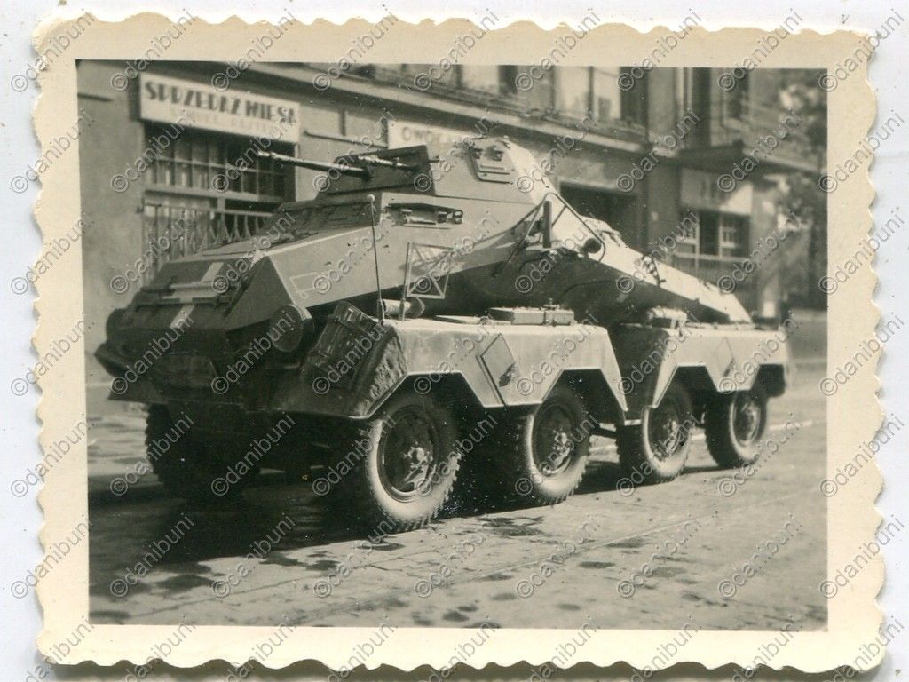 Foto, Wehrmacht, 8-Rad schwerer Panzerspähwagen,