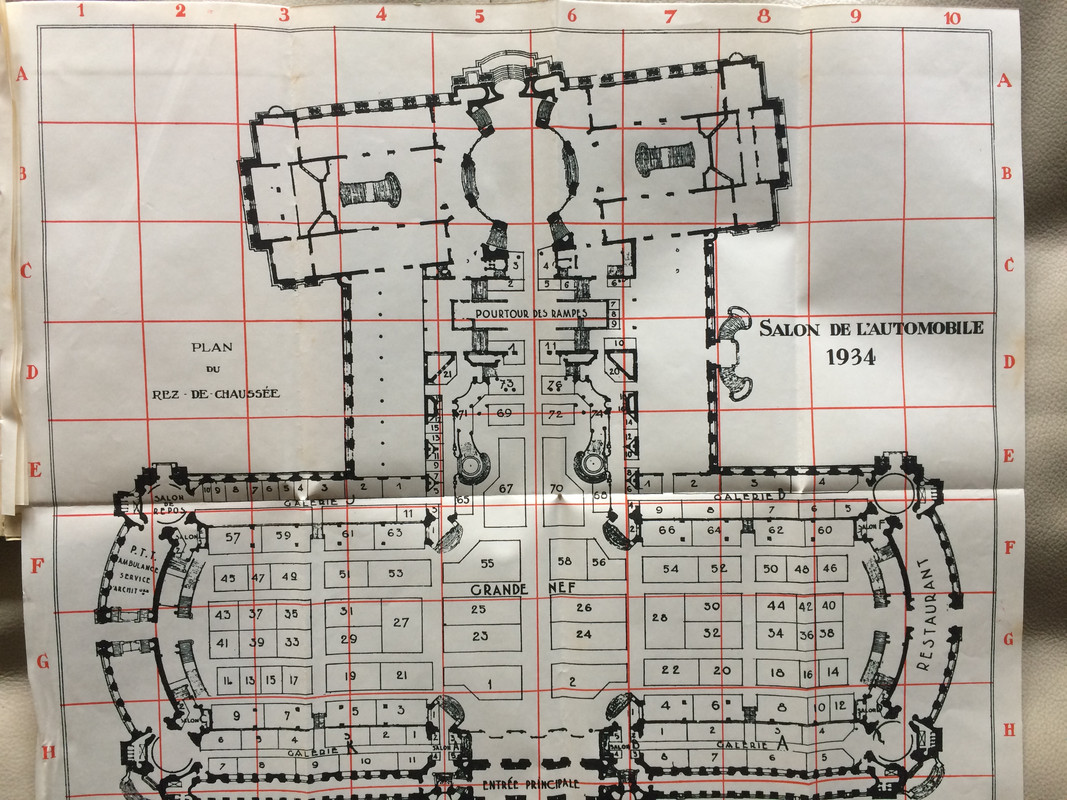 plan 28e salon 1934