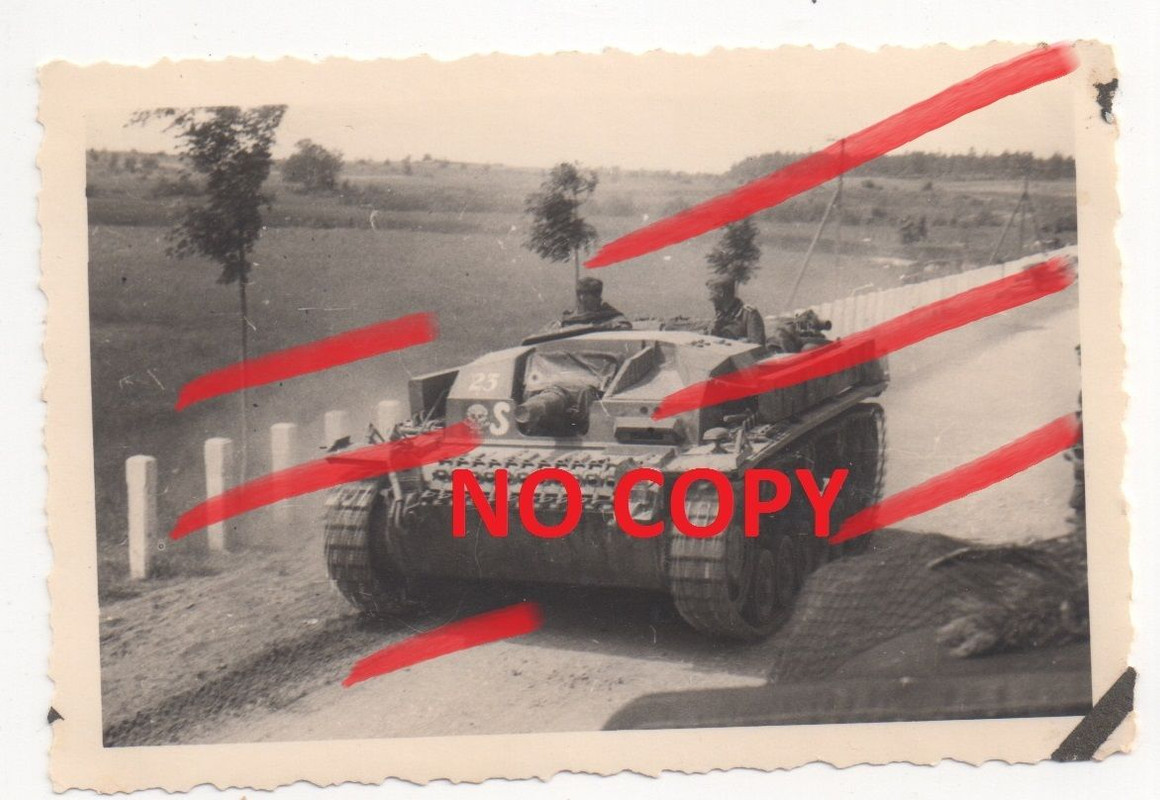 Orig. foto wk2 Sturmgeschütz PANZER Wappen Kennu