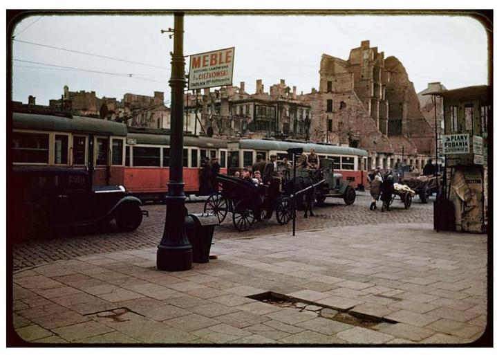 Varsovia en color, agosto 1947