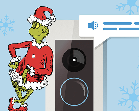 Spread Cheer with The Grinch Quick Replies for Ring Video Doorbells