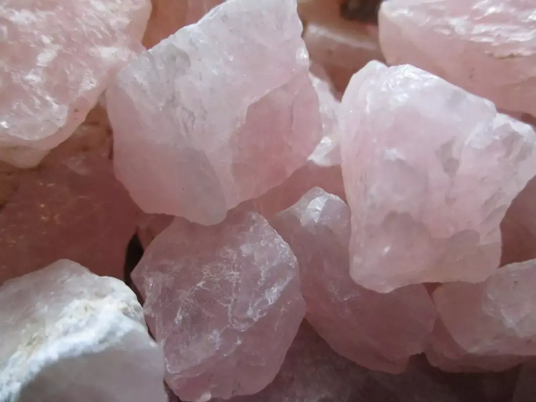 Rose Quartz Rough Form