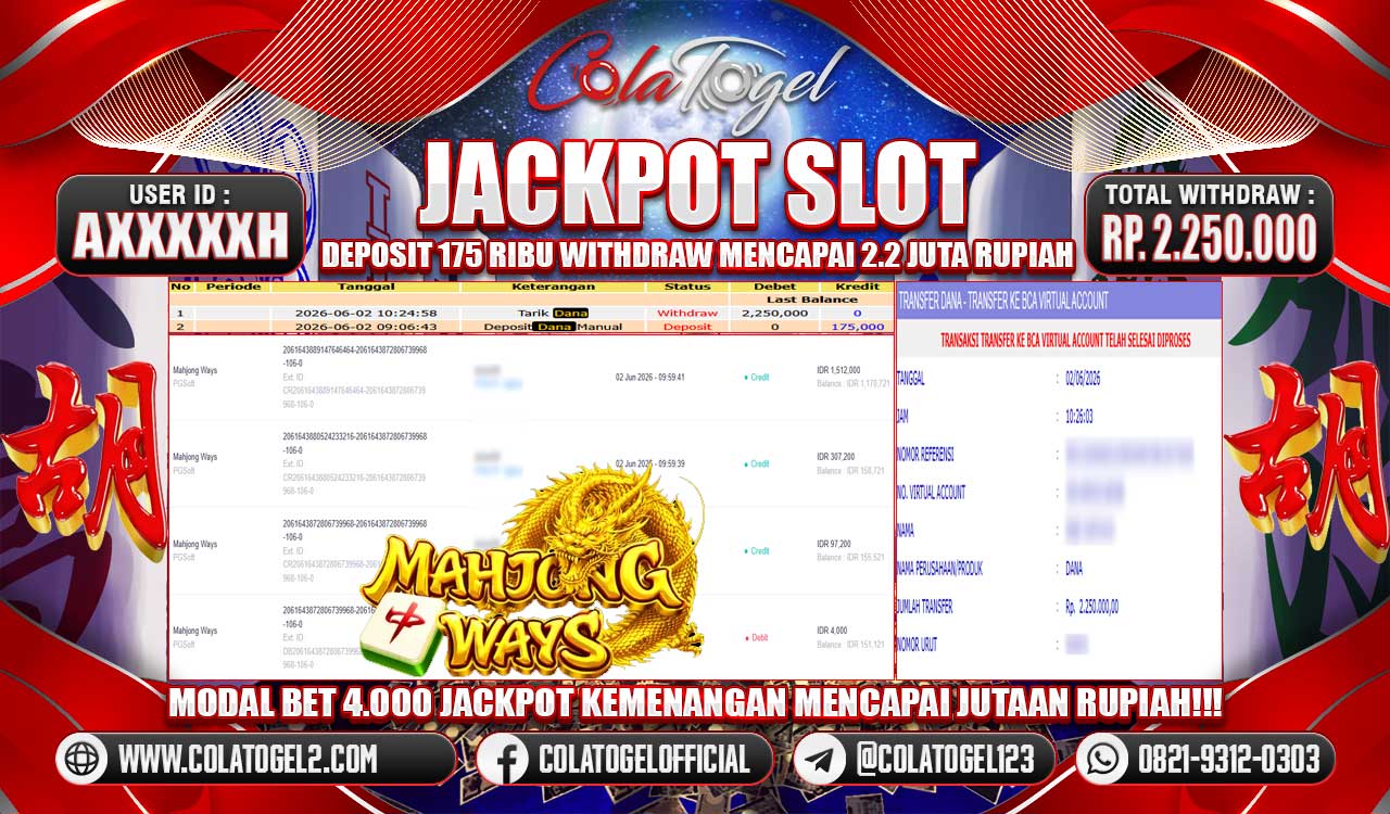 JACKPOT SLOT GACOR!!