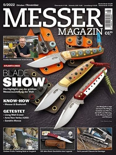 Cover: Messer Magazin No 05 Oktober-November 2022