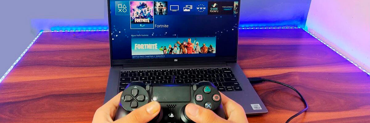 اموزش وصل کردن ps4 به لپ تاپ