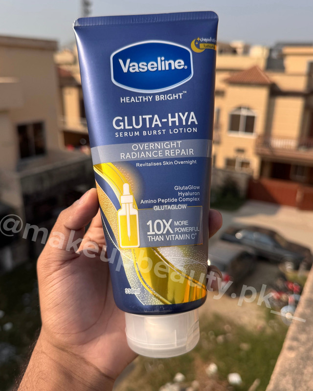 Vaseline Overnight radiance Repair Gluta Serum burst lotion 330 ML full size.